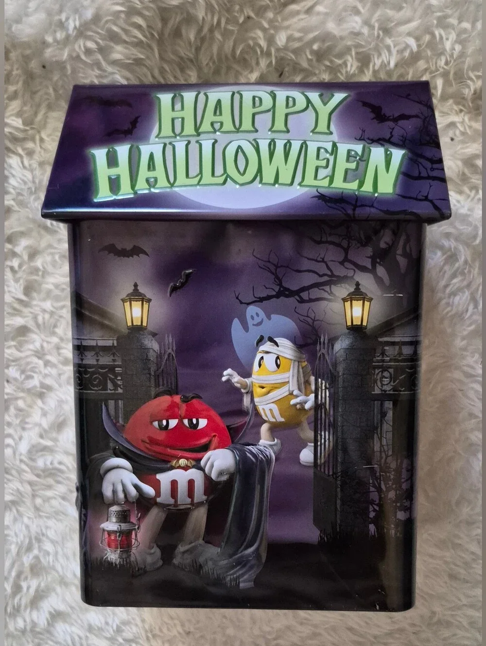PLUS MORE M&M'S Halloween Tin with Red and Yellow Characters . MORE ADDED.